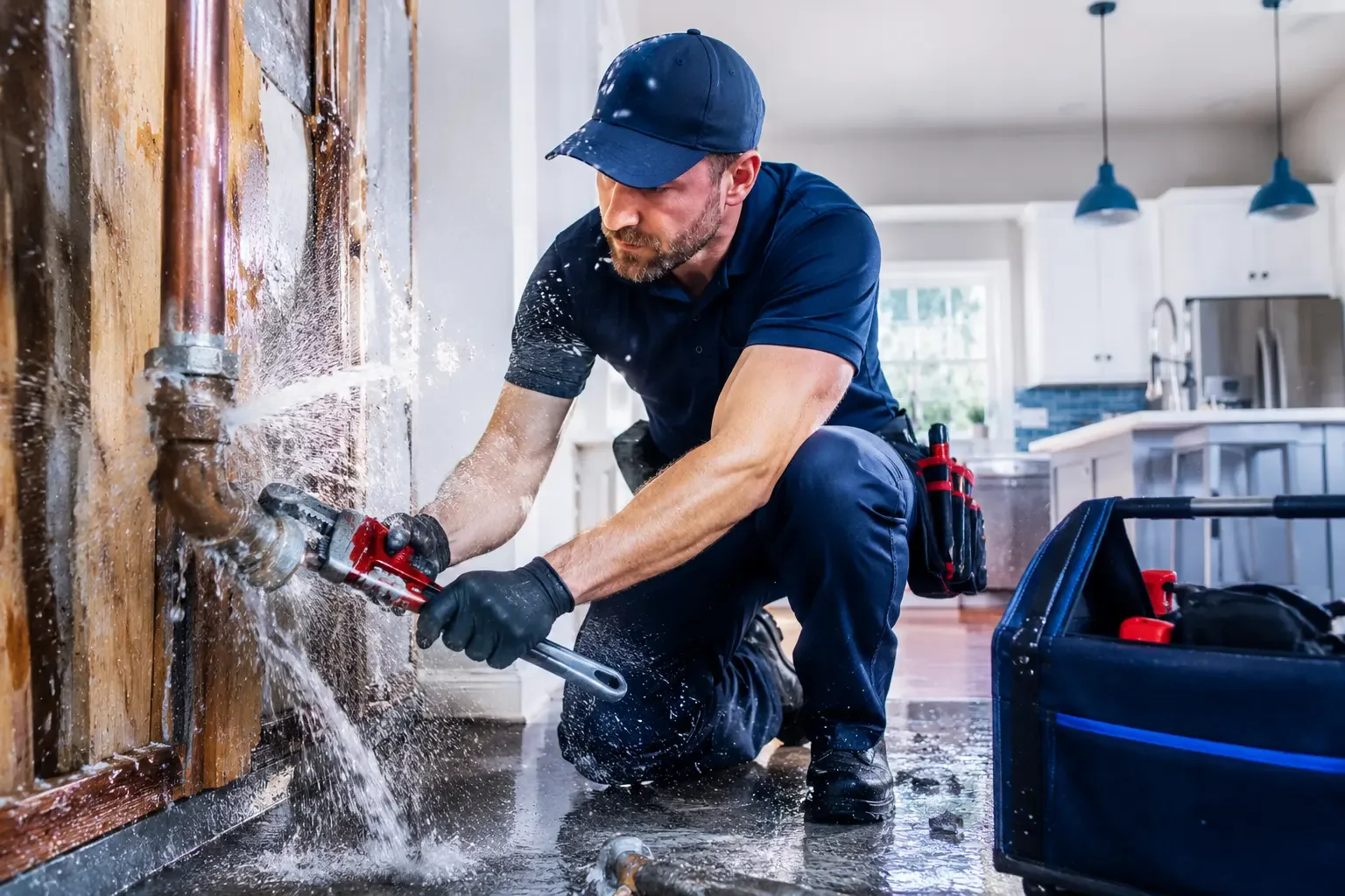 Local emergency pipe repair professionals in Lock Springs, MO